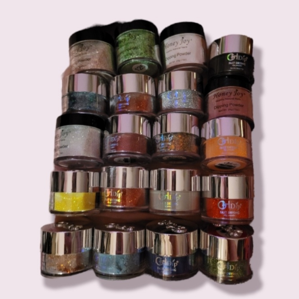 20 Nail Dip/ Nail Powder Bundle